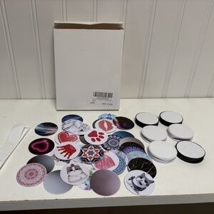 DIY Make Your Own Phone Grip Assorted Pack Kit Cat Pink Heart 6